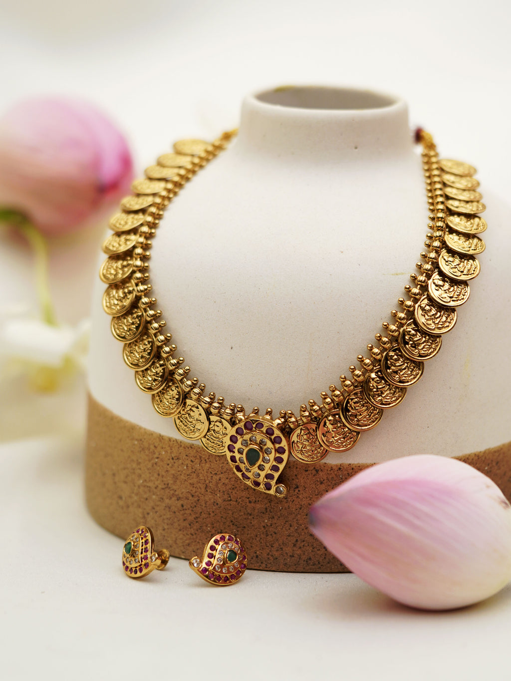 Mango Coin Antique Necklace Set