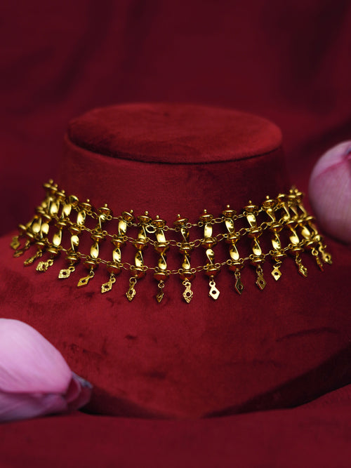 Antique Charm Cascade Choker