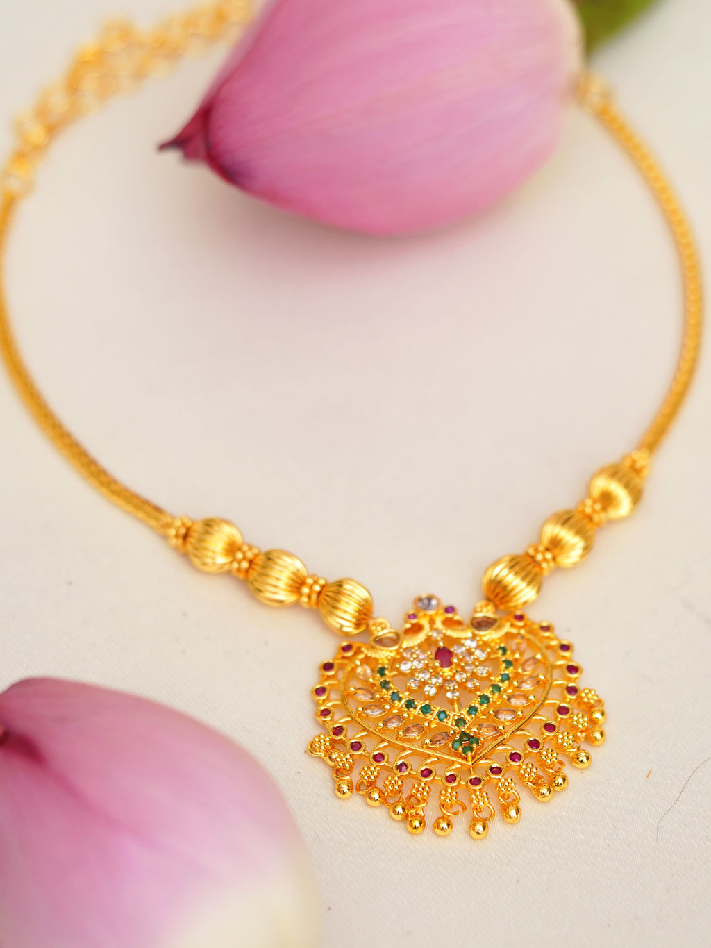 Royal Multicolour Filigree Necklace