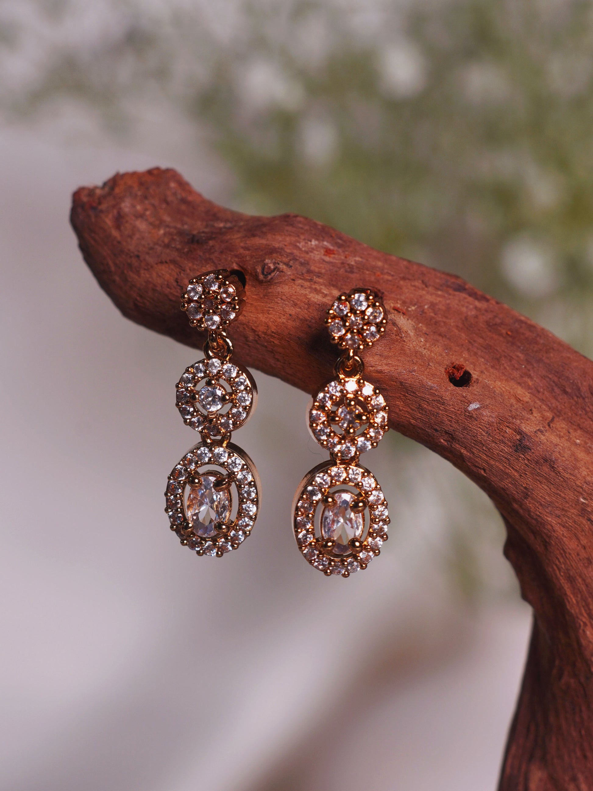Celestial Halo Crystal Necklace Set