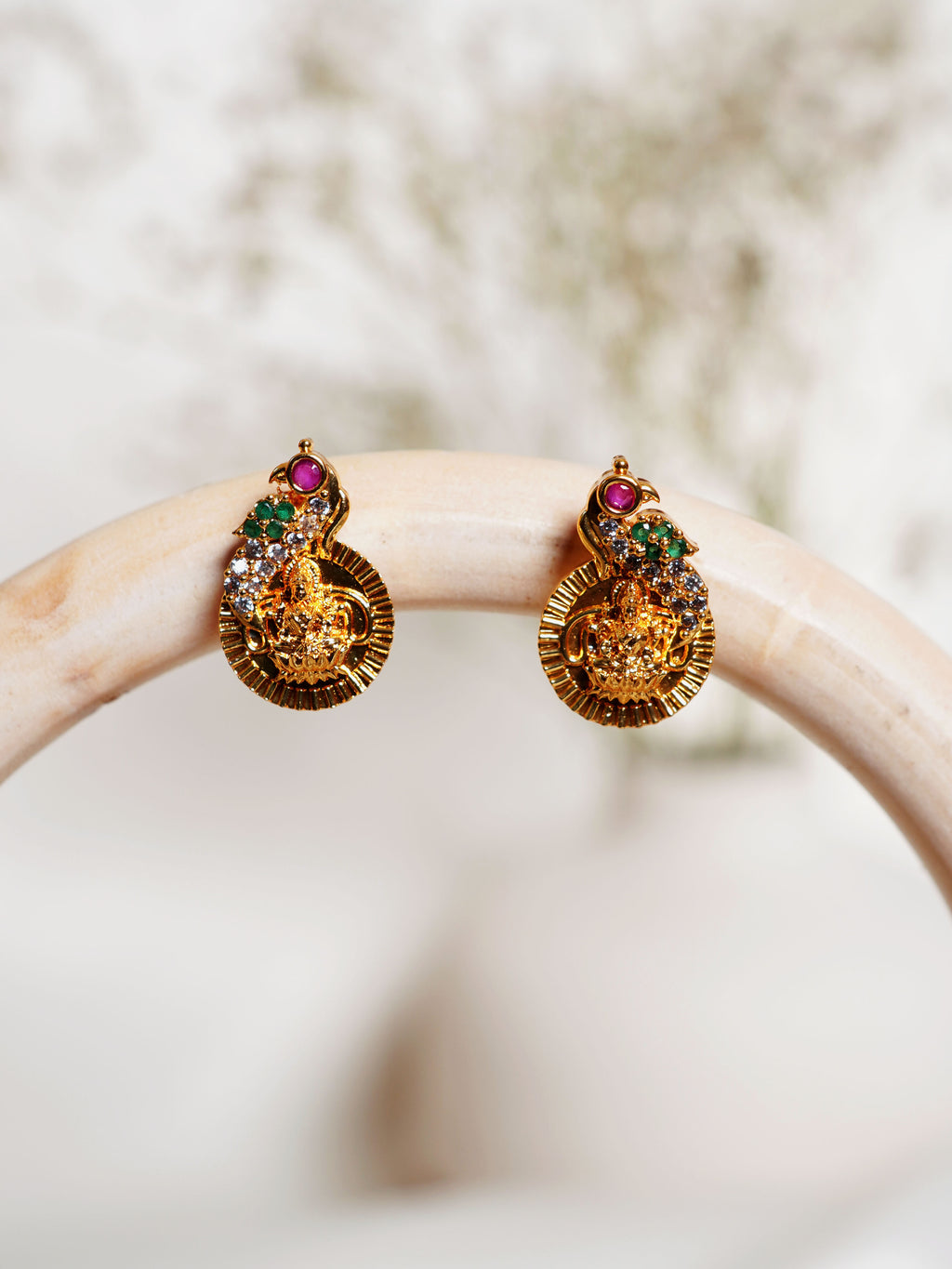 Mayura Lakshmi Stud Earrings