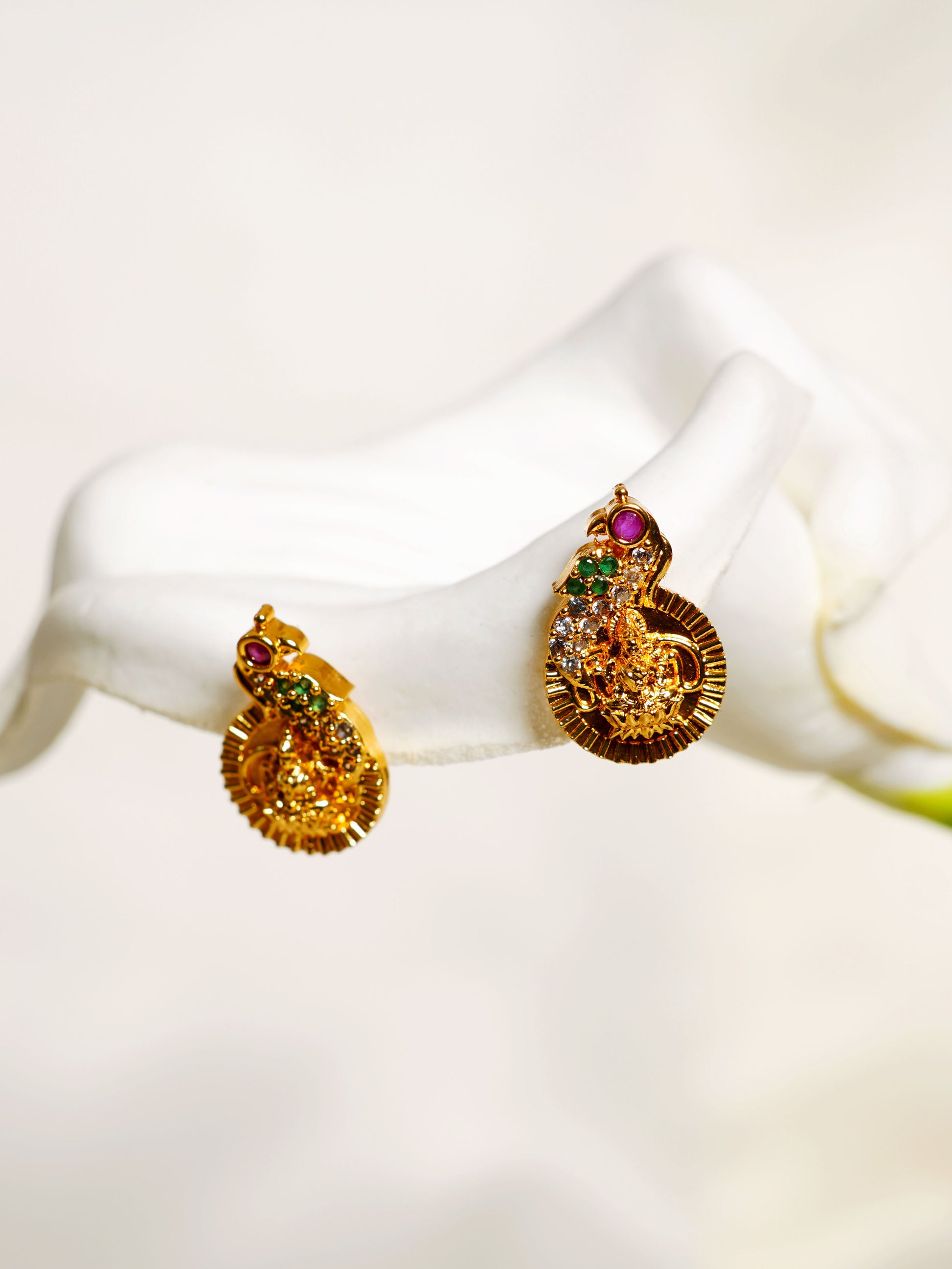 Mayura Lakshmi Stud Earrings
