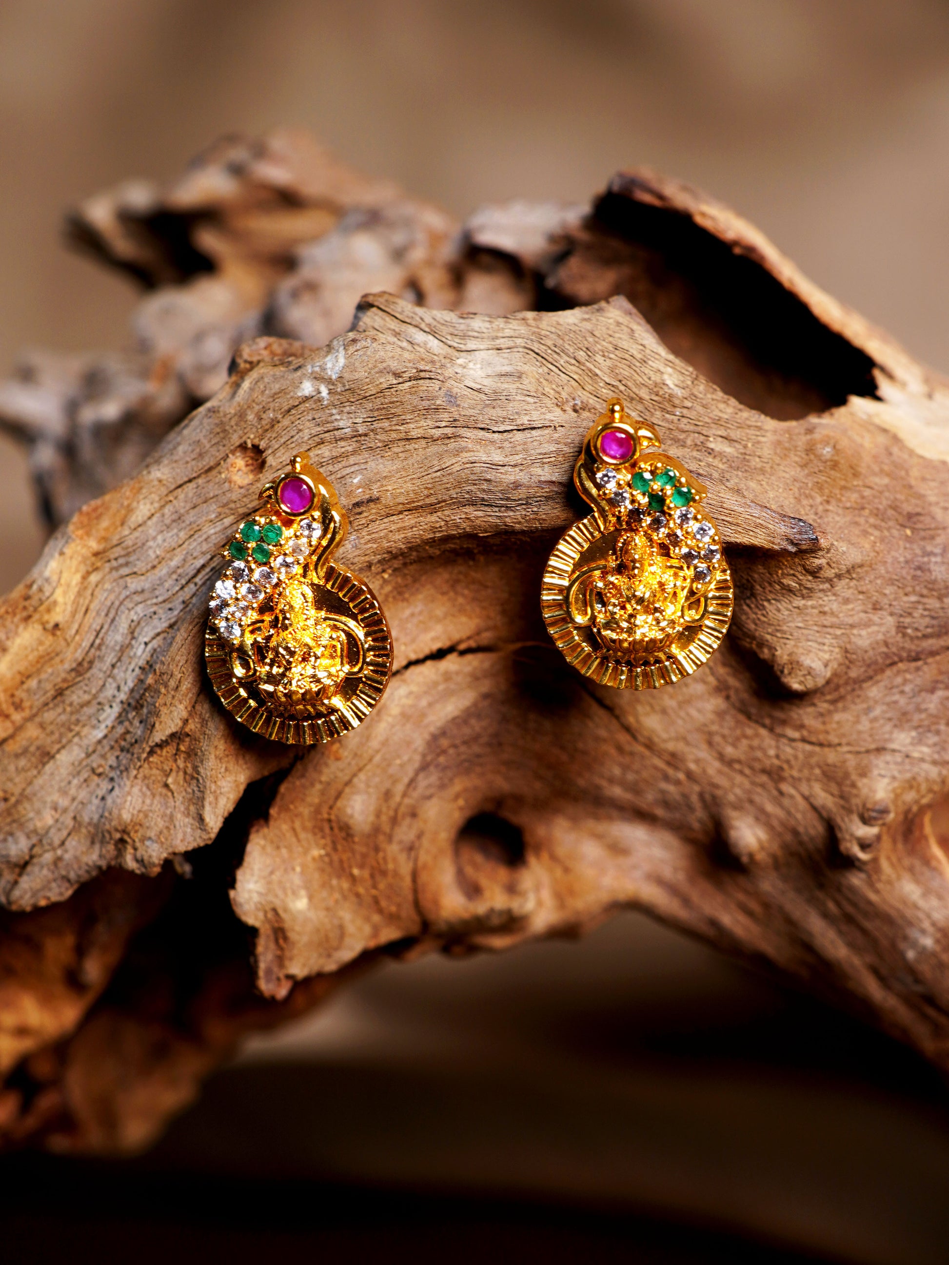 Mayura Lakshmi Stud Earrings