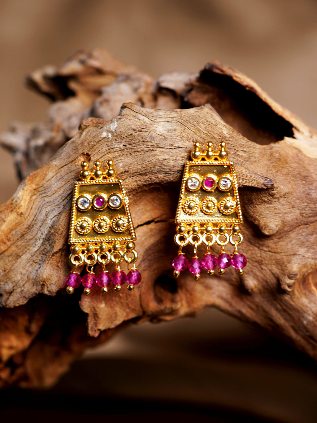 Rani Heritage Fringe Earrings