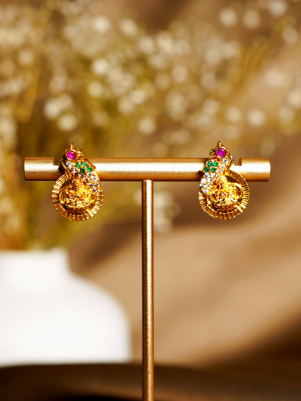 Mayura Lakshmi Stud Earrings