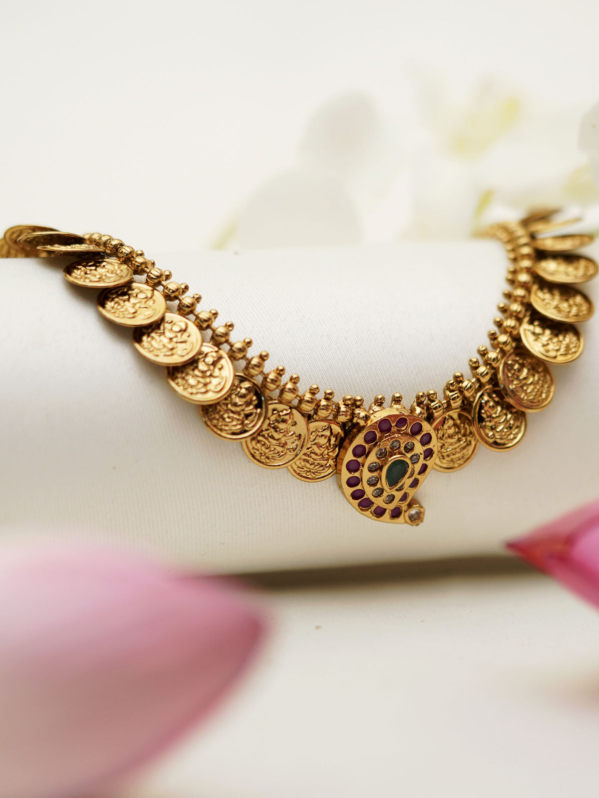 Mango Coin Antique Necklace Set