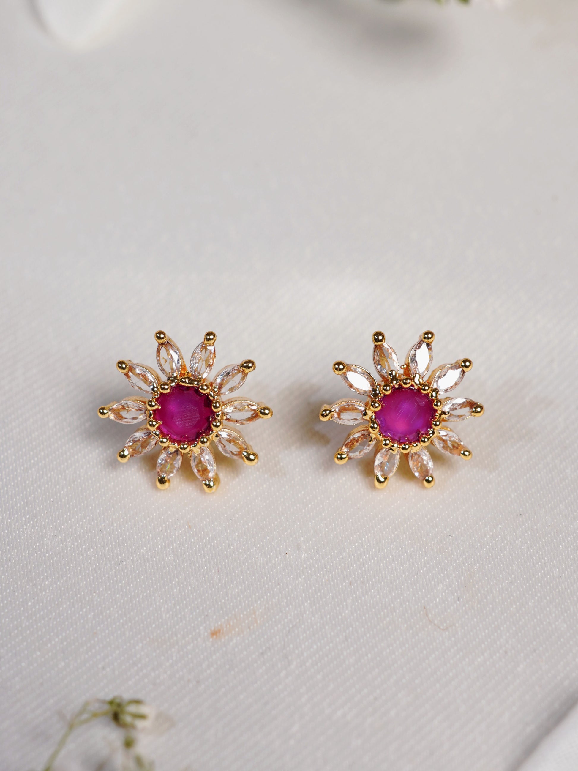 Blush Lotus Kundan Necklace Set