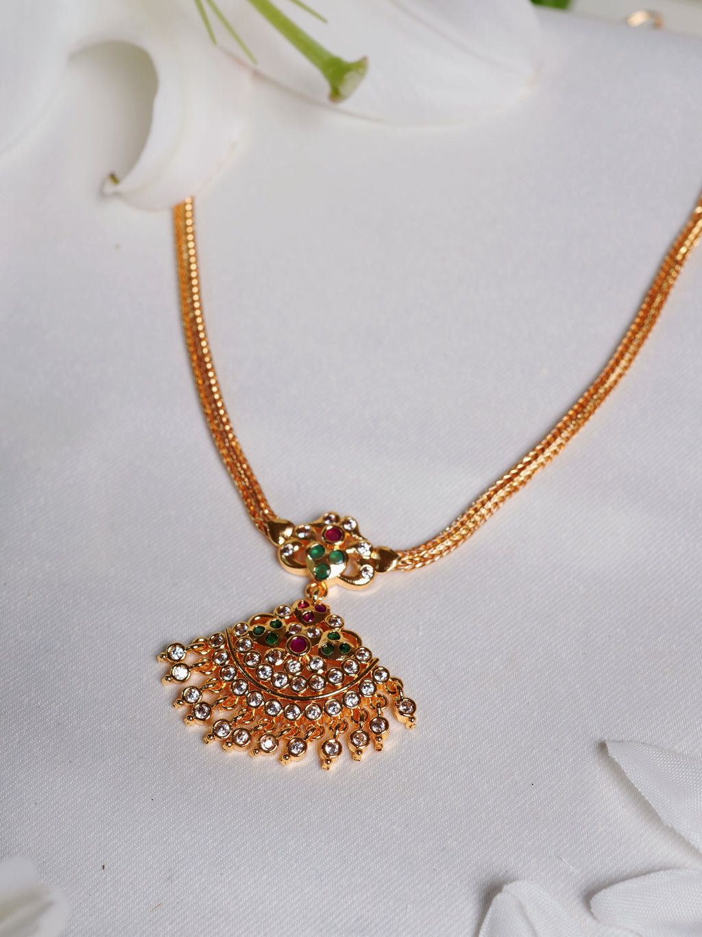 Celestial Crescent Kundan Necklace Set