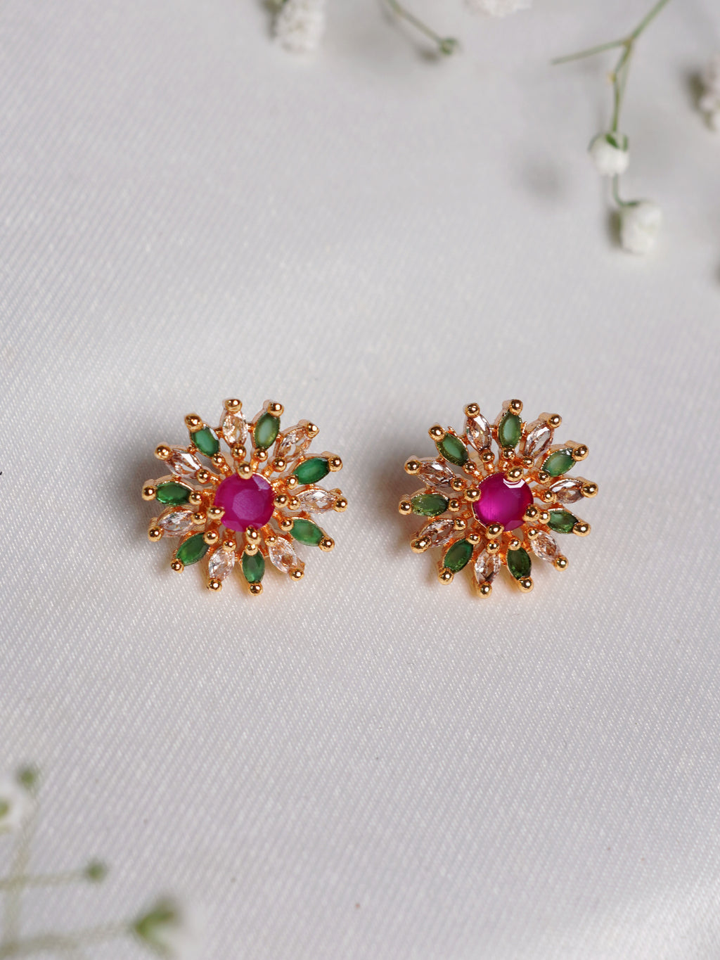Rangoli Arc Kundan Drop Necklace Set