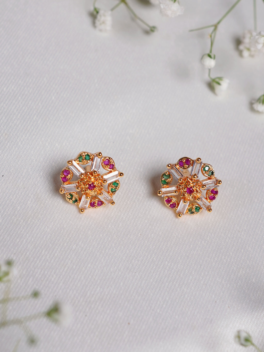 Royal Peacock Kundan Chandbali Necklace Set