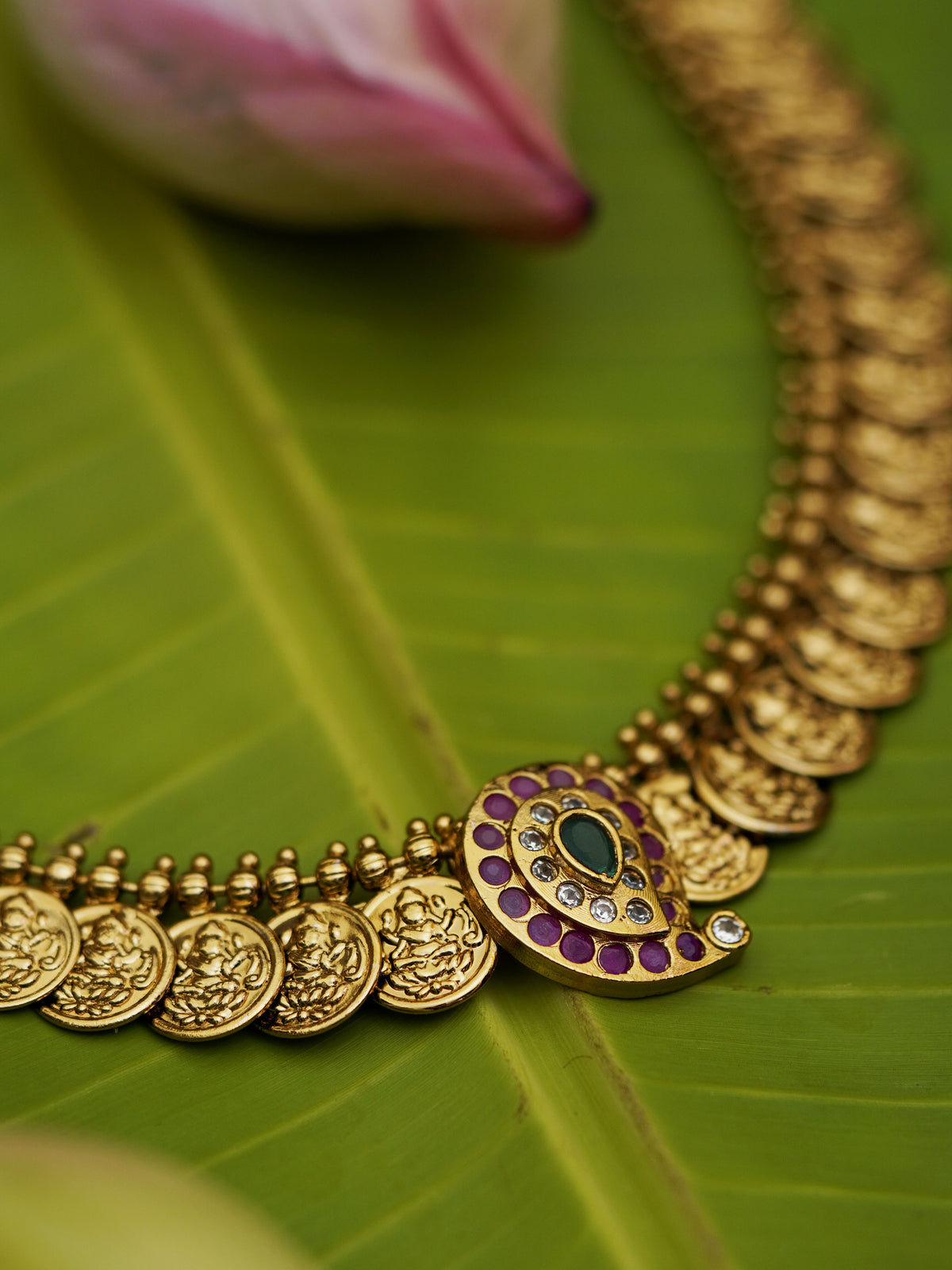 Mango Coin Antique Necklace Set